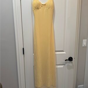 Elegant Yellow Women's dress - size XS